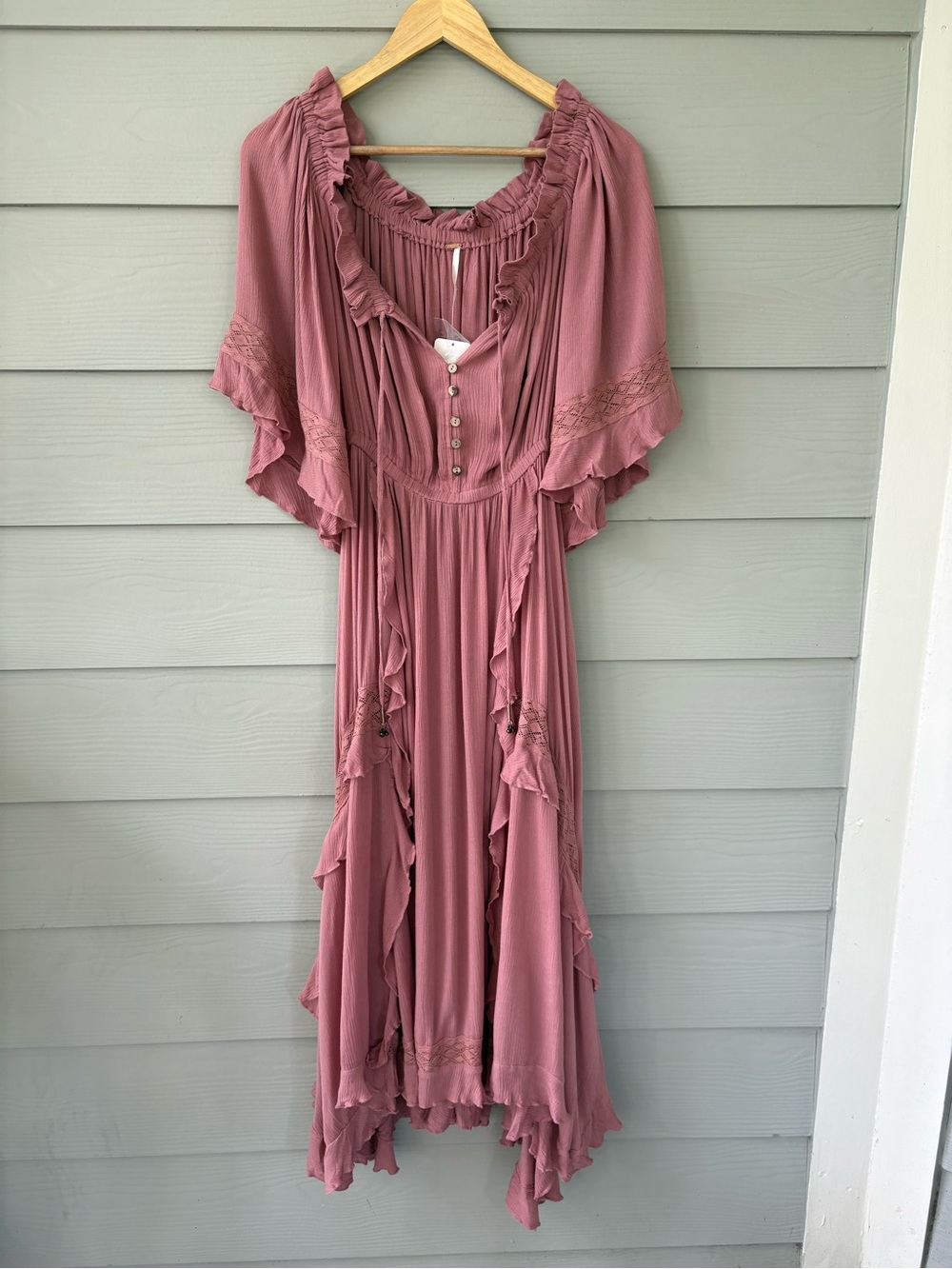 Free People Beach Bliss Dress- Rose - Picture 4 of 10